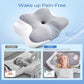 Ergonomic Cervical Neck Pillow for Sleeping – Memory Foam Pillow with Massage Nodes for Neck Pain Relief, Side Sleeper & Back Support