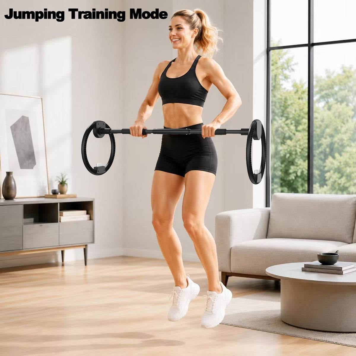 Adjustable Arms Exercise Wheel, Portable Forearm & Wrist Training Big Swing Wheel Trainer