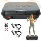 Whole Body Vibration Plate Exercise Machine with Remote Control & Resistance Bands, 1-250 Adjustable Speed Vibration Platform, LCD Display Home Fitnes