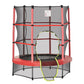 4.5FT Trampoline Jumping with Enclosure Net Springless Design and Safety Pad, Kids Trampoline for Ages 3 to 6