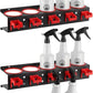 2 Pcs Spray Bottle Storage Rack, Wall Mount Bottle Organizer Car Detailing, Steel Spray Bottle Holder