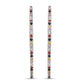 2.24 Carat Genuine Multi Sapphire .925 Sterling Silver Earrings