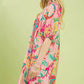 Umgee Paisley Print Mini Dress
