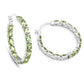 5.10 ct. Genuine Peridot .925 Sterling Silver Earrings