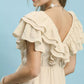 Umgee Textured Ruffle Midi Dress