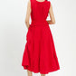 Umgee Smocked Waist Tiered Midi Dress