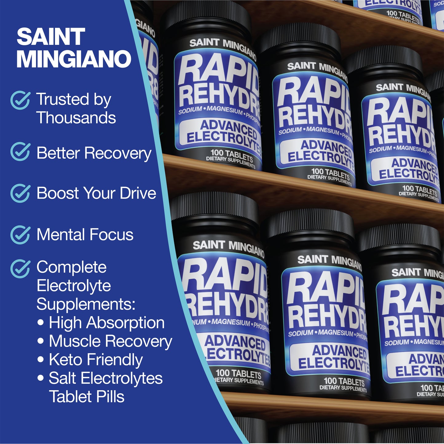 Rapid Rehydr8 Electrolyte Capsules – Muscle Recovery & Hydration Support (100ct)