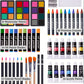 175-Piece Deluxe Art Set – Crayons, Colored Pencils & Acrylic Paints in Wooden Case