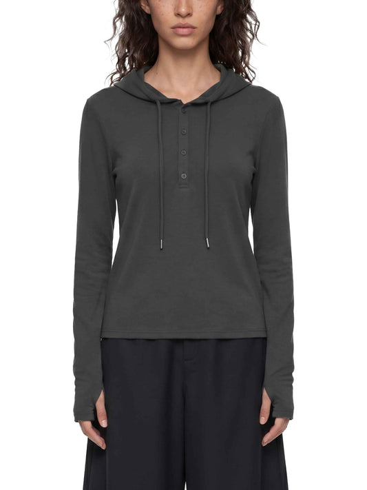 Women’s Slim Half-Button T-Shirt