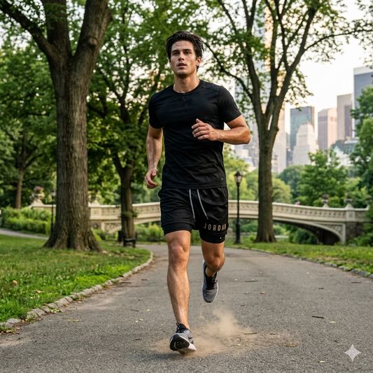 Men's Double-Layer Running Training Shorts