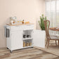 Kids Toy Storage Organizer Children Dress up Closet Wardrobe with Clothing Rack