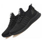 Men’s Mesh Running Sneakers – Lightweight Orange Sole Sport Shoes