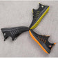 Men’s Mesh Running Sneakers – Lightweight Orange Sole Sport Shoes