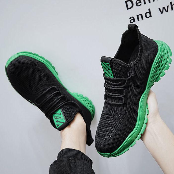 Men’s Lightweight Summer Running Shoes – Slip-On Breathable Sneakers