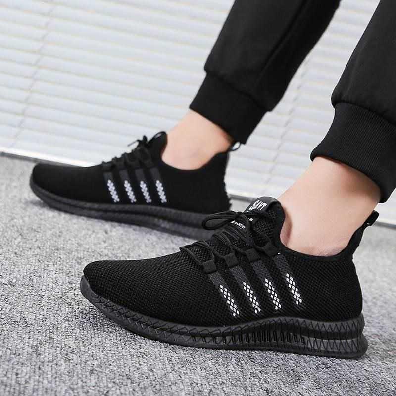 Men’s Lightweight Summer Running Shoes – Slip-On Breathable Sneakers