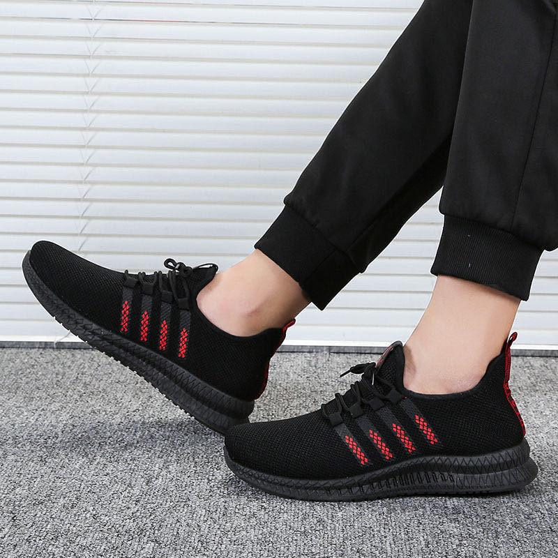 Men’s Lightweight Summer Running Shoes – Slip-On Breathable Sneakers