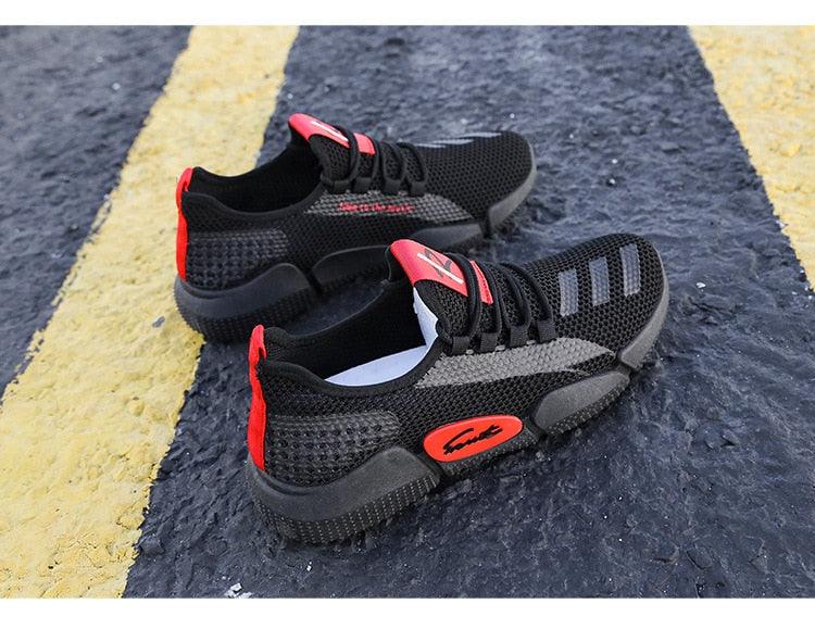 Men’s Lightweight Summer Running Shoes – Slip-On Breathable Sneakers