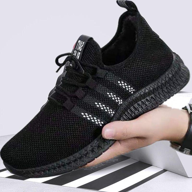 Men’s Lightweight Summer Running Shoes – Slip-On Breathable Sneakers