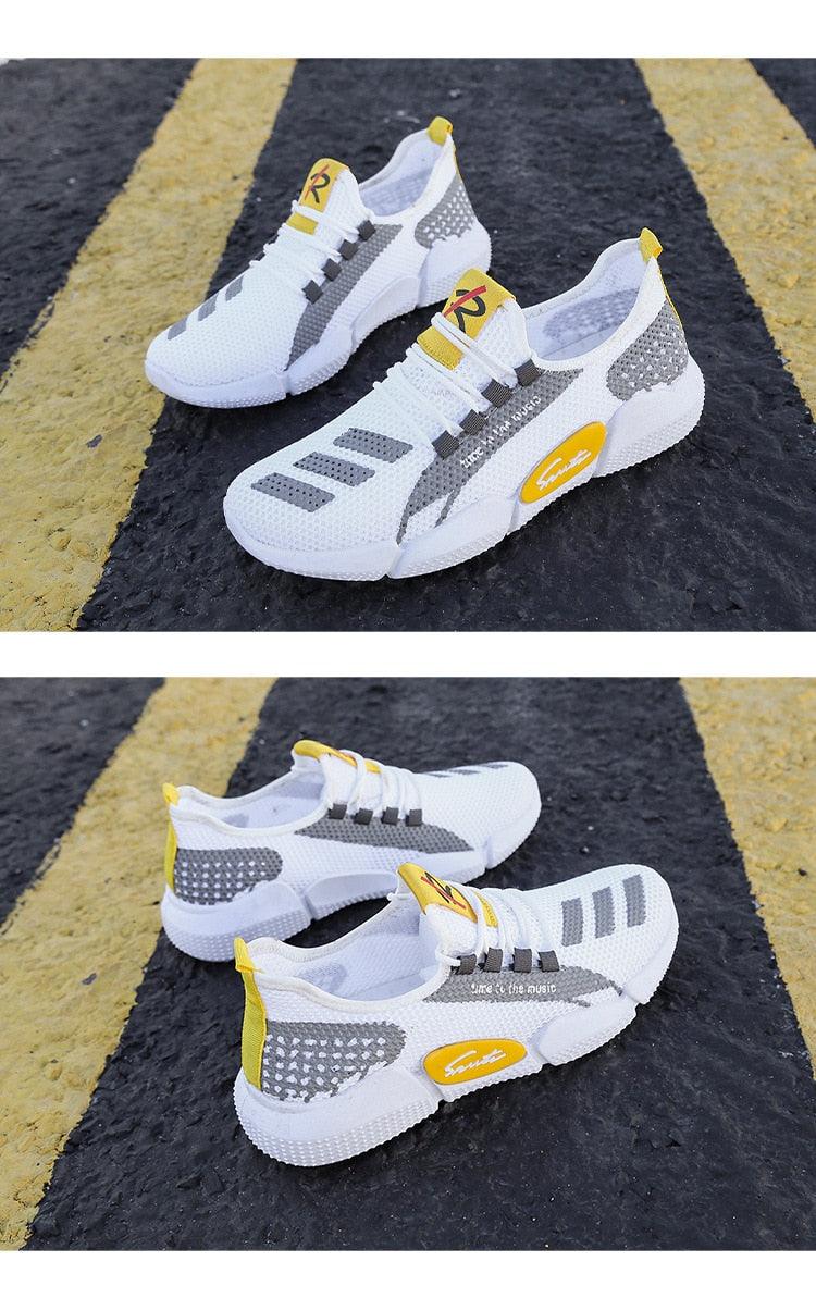 Men’s Lightweight Summer Running Shoes – Slip-On Breathable Sneakers