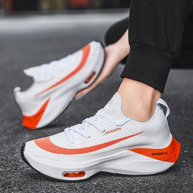Men’s Air Cushion Running Sneakers – Slip-On Casual Trainer Shoes