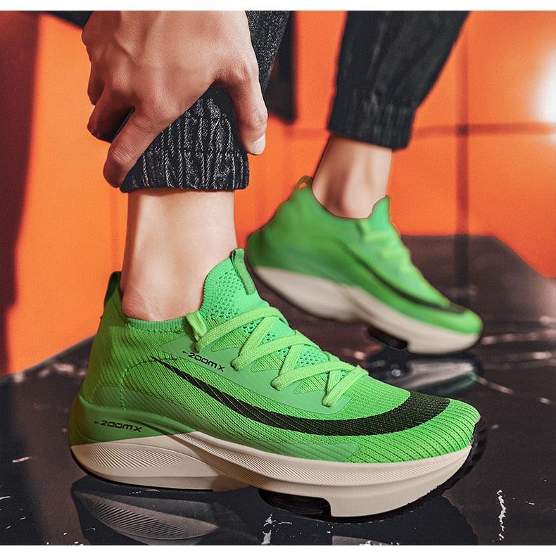 Men’s Air Cushion Running Sneakers – Slip-On Casual Trainer Shoes