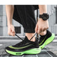 Men’s Air Cushion Running Sneakers – Slip-On Casual Trainer Shoes