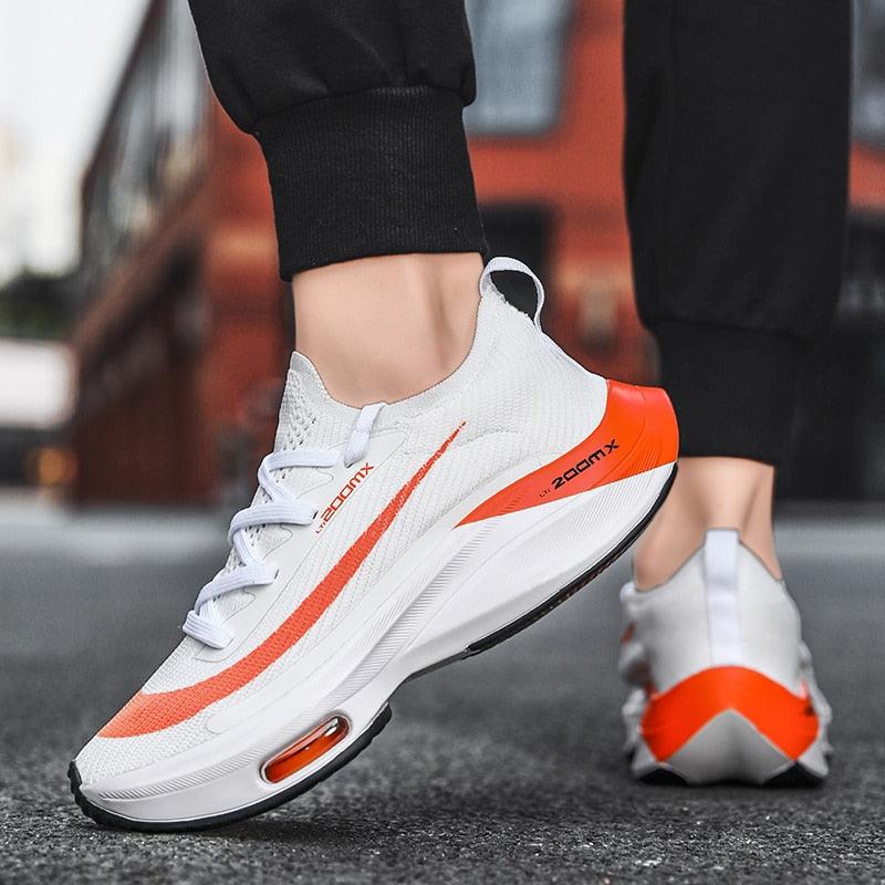 Men’s Air Cushion Running Sneakers – Slip-On Casual Trainer Shoes