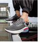 Men’s Air Cushion Running Sneakers – Slip-On Casual Trainer Shoes