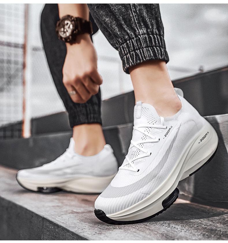 Men’s Air Cushion Running Sneakers – Slip-On Casual Trainer Shoes