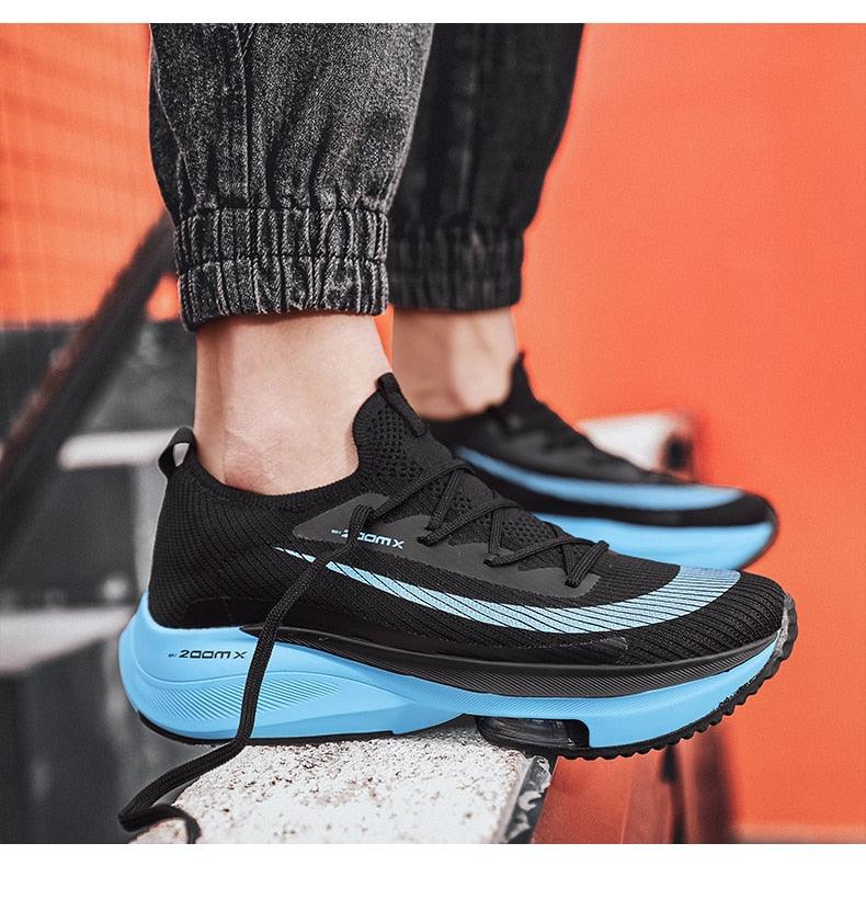 Men’s Air Cushion Running Sneakers – Slip-On Casual Trainer Shoes