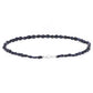 131.00 Carat Dyed Sapphire 18.25Inches Long Beaded Necklace