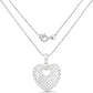 0.52 Carat Genuine White Diamond .925 Sterling Silver Pendant