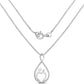 0.34 Carat Genuine White Diamond .925 Sterling Silver Pendant
