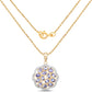 14K Yellow Gold Plated 2.38 Carat Genuine Tanzanite .925 Sterling Silver Pendant