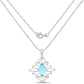 5.15 Carat Genuine Swiss Blue Topaz .925 Sterling Silver Pendant
