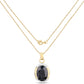 7.50 Carat Genuine Black Sapphire .925 Sterling Silver Pendant