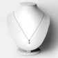 0.70 ct Genuine Morganite .925 Sterling Silver Pendant
