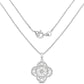 0.57 Carat Genuine White Diamond .925 Sterling Silver Pendant
