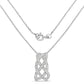0.54 Carat Genuine White Diamond .925 Sterling Silver Pendant