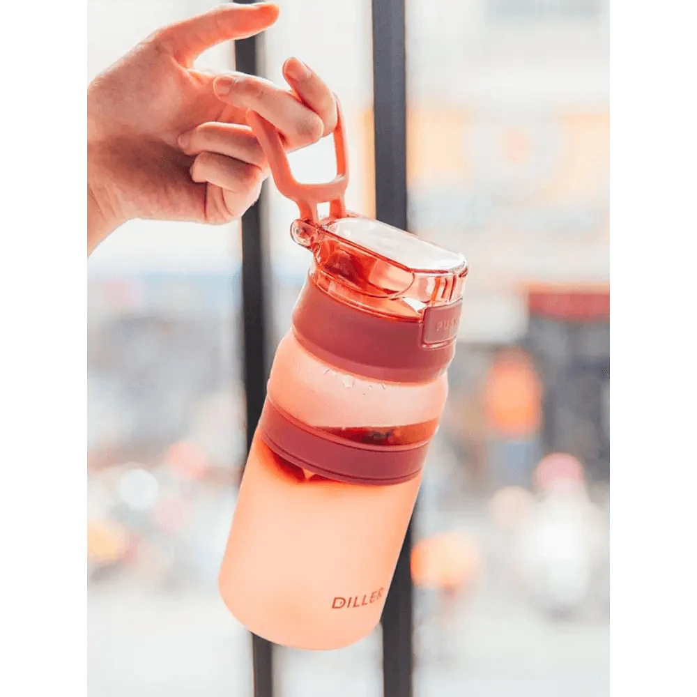 Tritan Sports Water Bottle with Straw – Portable Fitness Bottle