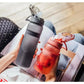 Tritan Sports Water Bottle with Straw – Portable Fitness Bottle