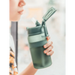 Tritan Sports Water Bottle with Straw – Portable Fitness Bottle