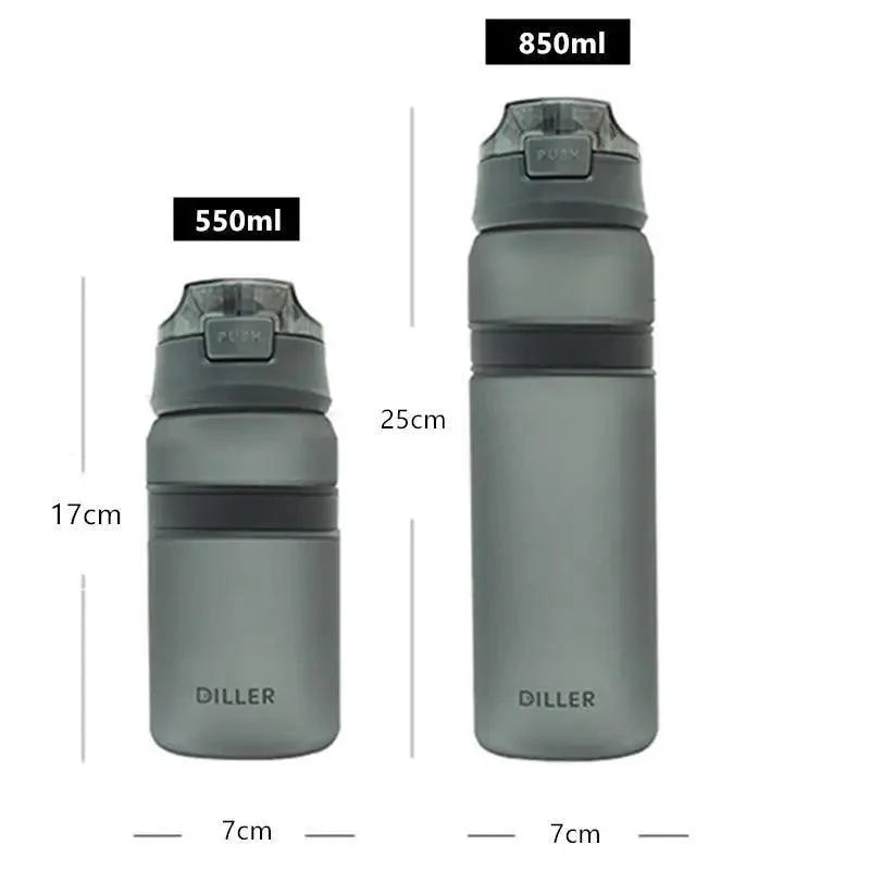 Tritan Sports Water Bottle with Straw – Portable Fitness Bottle