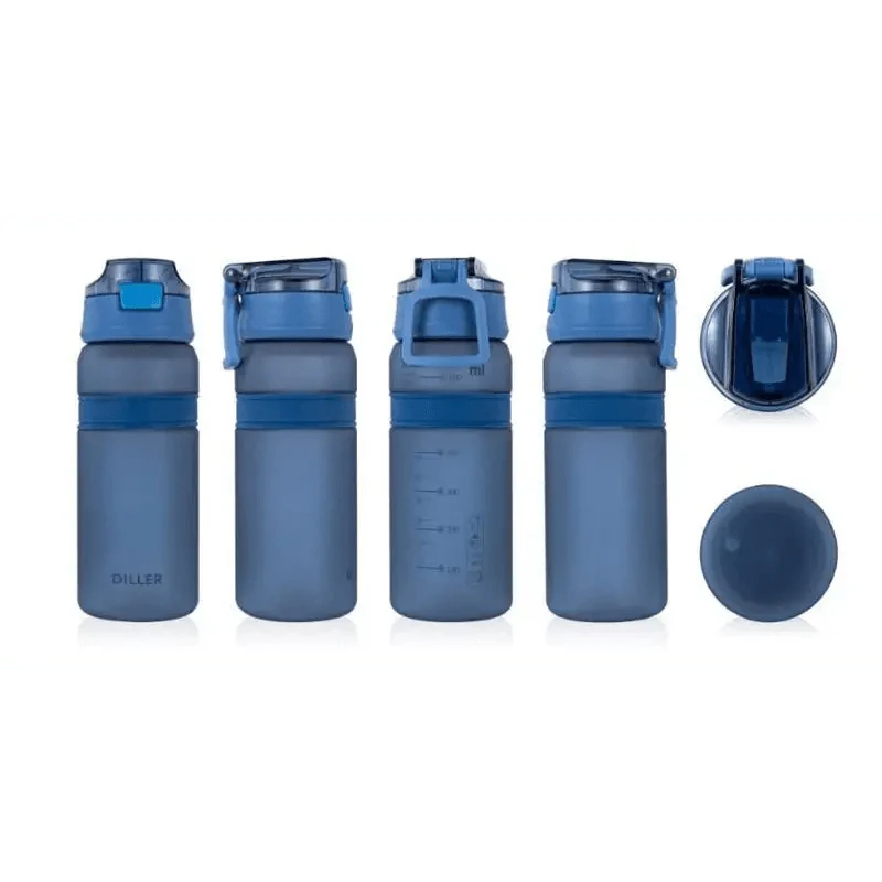 Tritan Sports Water Bottle with Straw – Portable Fitness Bottle