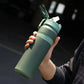 Tritan Sports Water Bottle with Straw – Portable Fitness Bottle