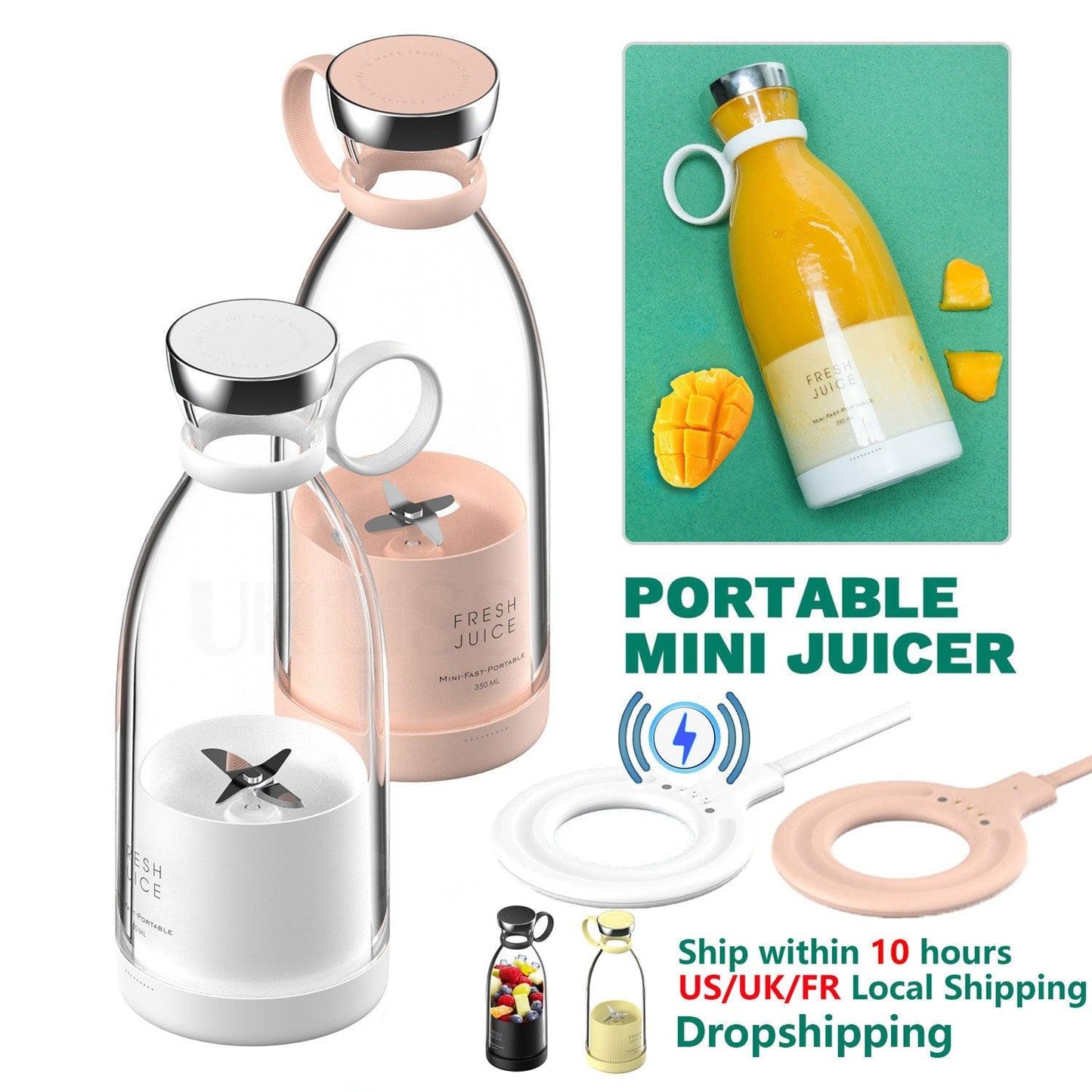 Wireless Portable Mini Blender – Juicer & Smoothie Cup