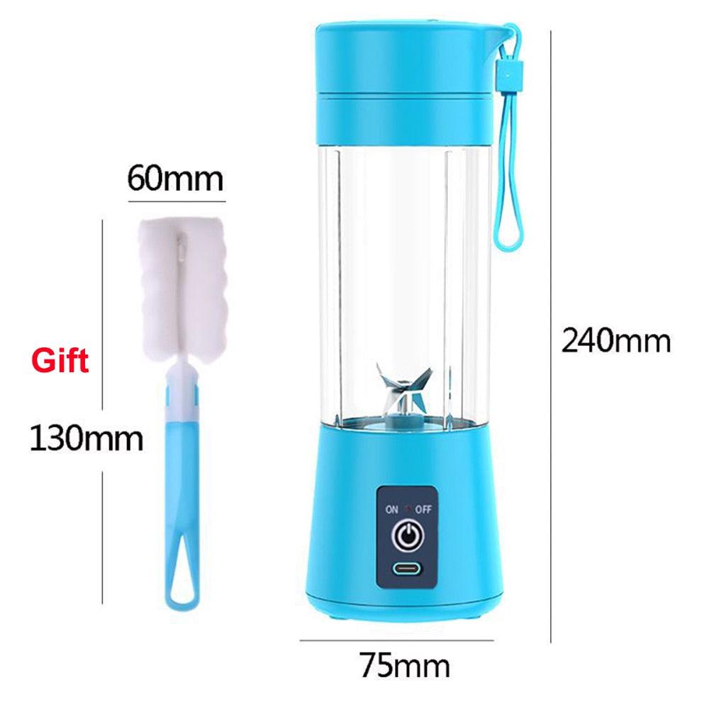 Portable Mini Electric Juicer Blender – USB Smoothie Maker Cup
