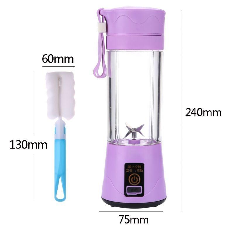 Portable Mini Electric Juicer Blender – USB Smoothie Maker Cup