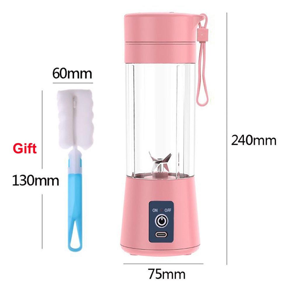 Portable Mini Electric Juicer Blender – USB Smoothie Maker Cup