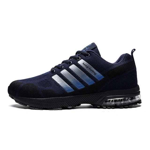 Men’s Air Cushion Running Sneakers – Lace-Up Athletic Shoes